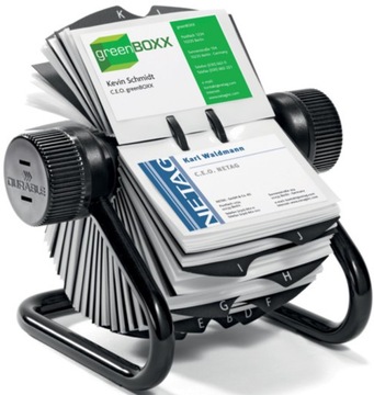 VISIFIX флип, вращающаяся визитница на 400 визиток