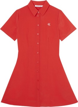 CALVIN KLEIN SUKIENKA DAMSKA SHORT SLEEVES RED XS