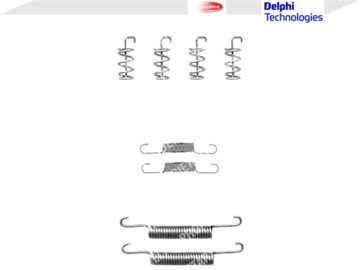 ТОРМОЗНЫЕ КОЛОДКИ ПРУЖИНЫ. ВОЛЬВО С70. В70