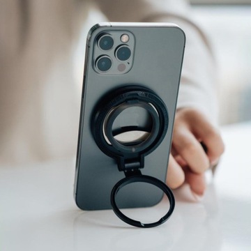 STM MagLoop - держатель для пальцев MagSafe с функцией подставки + открывалка (черный