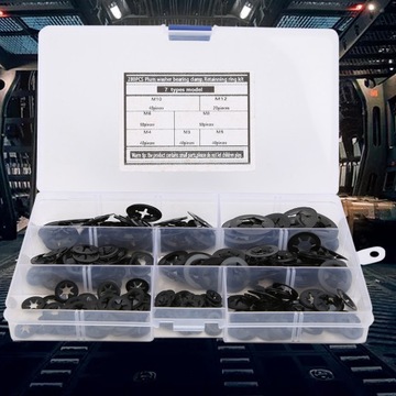 СОЕДИНИТЕЛИ С ШАЙБОЙ STARLOCK, НАБОР 280 ШТ. M3-M12