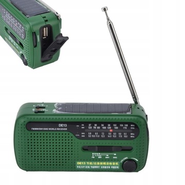 AWARYJNY GENERATOR KORBY RĘCZNEJ AM/FM RADIO