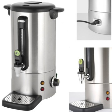 Warnik podgrzewacz do kawy z niekapiącym kranem stalowy Concept Line 10 l -