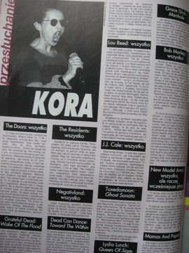 TYLKO ROCK The Cult, Soul Asylum Siouxie, KORA, Blind Melon., ONA - 9/1995