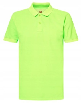 PETROL INDUSTRIES Neonowy t-shirt polo roz 164 cm