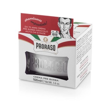 PRORASO КРЕМ ДО БРИТЬЯ 100 МЛ БЕЛАЯ ЛИНИЯ