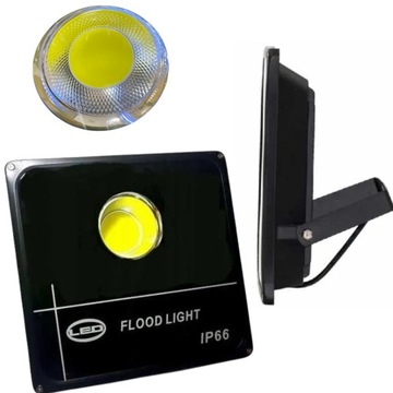 HALOGEN LED COB NAŚWIETLACZ SLIM OCZKO 50W