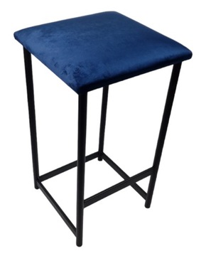 Квадратный бархатный табурет с сиденьем, 35 ​​см