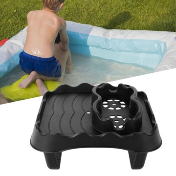 PÓŁKA NA NAPOJE TELEFON UCHWYT DO BASENU SPA PASUJE SZARY