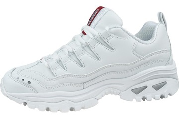 Promocja! Buty damskie białe sportowe Skechers 13423-WML r. 35 sport