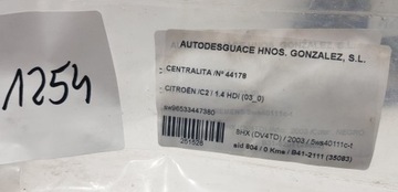 CITROEN C2 1.4 HDI [8HX] JEDNOTKA MOTORU #1254