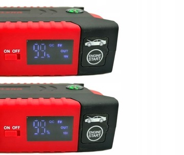 POWERBANK ПУСКОВОЙ ВЫПРЯМИТЕЛЬ СТАРТЕР-БУСТЕР 19000 мАч 500-1000 А BASS POLSKA