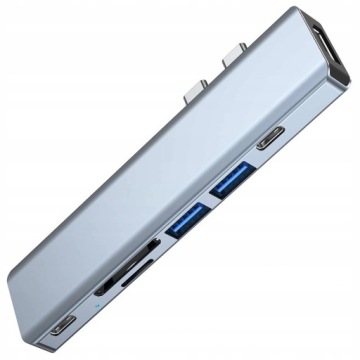 АДАПТЕР КОНЦЕНТР 7 В 1 USB-C 3.0 HDMI SD MACBOOK PRO AIR
