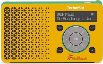 PRZENOŚNE KIESZONKOWE RADIO CYFROWE DAB+ FM TECHNISAT
