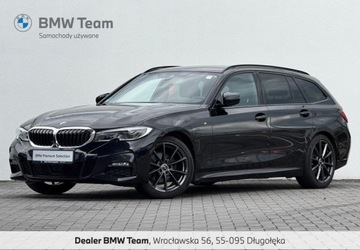BMW Seria 3 G20-G21 Touring 2.0 320d 190KM 2020 BMW Seria 3 320d 190KM M Pakiet Dostep komfortowy Hak Swiatla laserowe