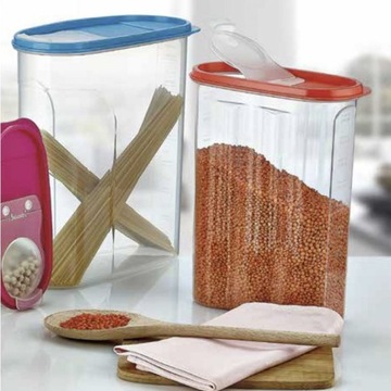 КОНТЕЙНЕР ДЛЯ РАСПЫЛЕННЫХ ПИЩЕВЫХ ХЛЕПЕЙ ПАСТА МУКА МЮСЛИ САХАР ГРУППЫ 2.4Л ЦВЕТ