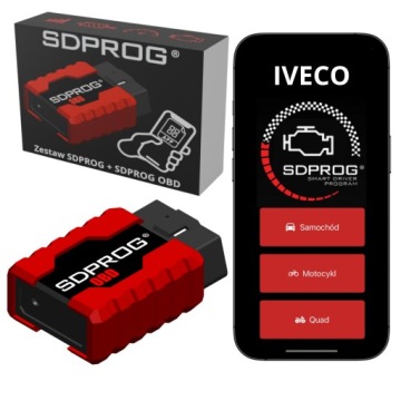 Iveco Diagnostický tester Rozhraní OBD2 Program Sdprog Obd pro Android iOS