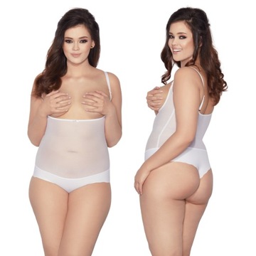 Mitex Glam Body String wyszczuplające biel XXL