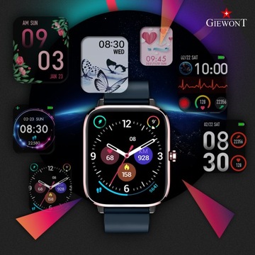 ЖЕНСКИЕ СМАРТ-ЧАСЫ GIEWONT Dynamic SmartCall GW230-5 — RoseGold/Deep Ocean