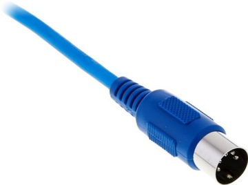 Кабель MIDI-кабель 5-контактный 5 м the sssnake синий