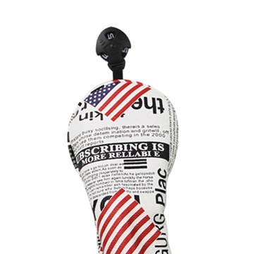 Прочная деревянная верхняя крышка для гольфа без звезд в полоску UT