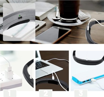 Светодиодный фонарь для чтения на шее, перезаряжаемый USB C