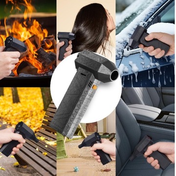 СУПЕРМОЩНЫЙ нагнетатель сжатого воздуха, 130000 об/мин, 8000 мАч, 52 м/с, ТУРБОВЕНТИЛЯТОР