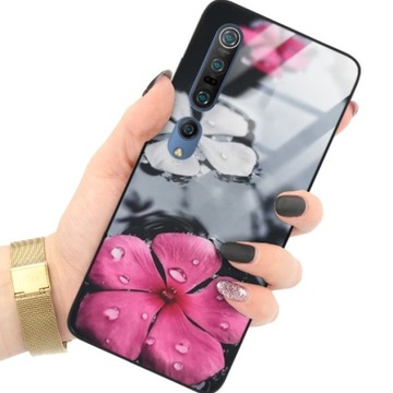 ETUI GLASS do XIAOMI Mi 10 PRO Kwieciste Top Wzory