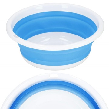 ТУРИСТИЧЕСКАЯ ЧАША СКЛАДНОЙ СИЛИКОНОВЫЙ КОНТЕЙНЕР УНИВЕРСАЛЬНЫЙ ДЛЯ МЫТЬЯ 3Л