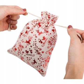 НАБОР сумочек-календарей ADVENT XXL, 24 шт., наклейки для изготовления КОРОБОК