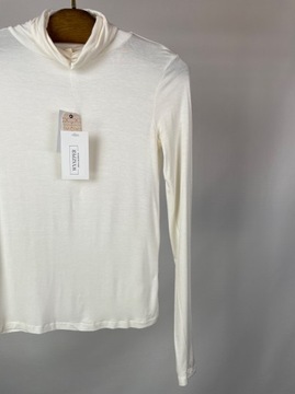 Водолазка женская тонкая вискоза цвета экрю, гладкая базовая PINK REPUBLIC, размер S