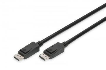 Digitus Kabel połączeniowy DisplayPort z zatrzaska
