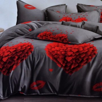 ПОСТЕЛЬНОЕ 3д140х200 ХЛОПОК САТИН 4 шт. НОВЫЕ ДИЗАЙНЫ