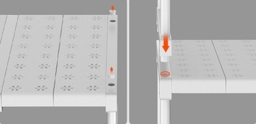 РЕГУЛИРУЕМАЯ ПОЛКА ДЛЯ ХРАНЕНИЯ 67-88/24 СМ
