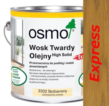 Wosk Twardy Olejny Bezbarwny J.P. OSMO 25L 3332