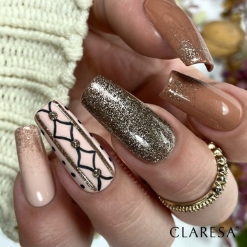 Набор Claresa FULL GLITTER, вся гибридная КОЛЛЕКЦИЯ из 8 шт.