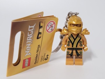 UNIKAT 850622 Lego Ninjago Złoty Golden Ninja brelok breloczek