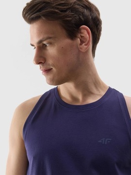 4F МУЖСКАЯ БОКСЕРНАЯ МАЙКА 4F ТЕМНО-СИНЯЯ XL