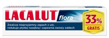 Lacalut Flora 100ml pasta do mycia zębów - świeży oddech