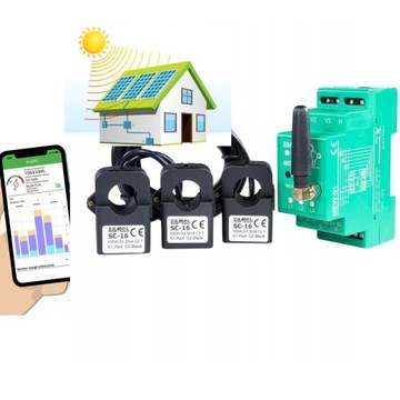 Dwukierunkowy Licznik Energii 3-faz SUPLA MEW-01