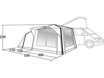 Палатка для автодома OUTWELL MILESTONE NAP AIR