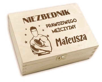NIEZBĘDNIK PUDEŁKO NA DZIEŃ CHŁOPAKA PREZENT
