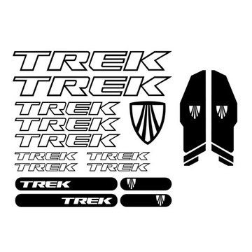 16 шт. для TREK BIKES виниловые наклейки, наклейки,