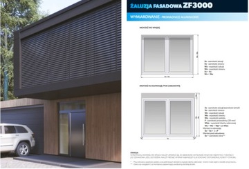 Rolety zewnętrzne / Żaluzje fasadowe - SZCZECIN