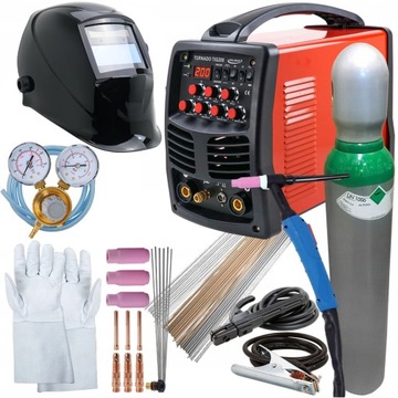 TIG MMA AC/DC HF Puls 200A spawarka inwertorowa
