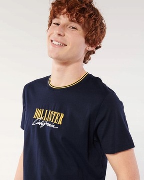 t-shirt męski HOLLISTER by Abercrombie logo M