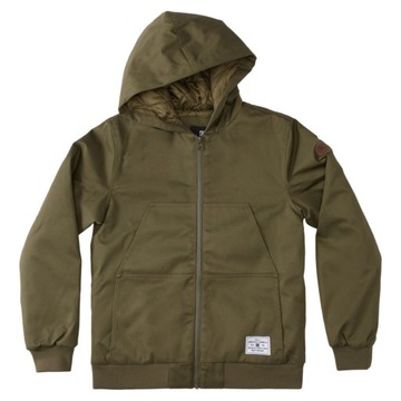 Kurtka DC SHOES młodzieżowa khaki ocieplana kaptur przejściowa r 16 lat
