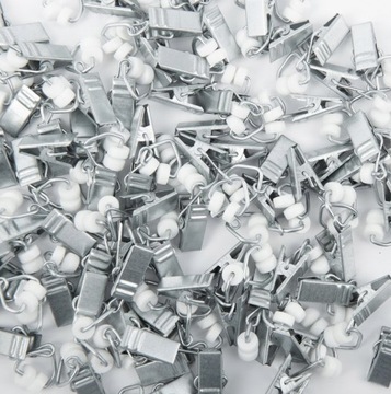 ЛЯГУШКИ МЕТАЛЛИЧЕСКАЯ ЛЯГУШКА С РОЛИКОМ ДЛЯ АЛЮМИНИЕВОЙ РЕЛЬСЫ 100 ШТ.