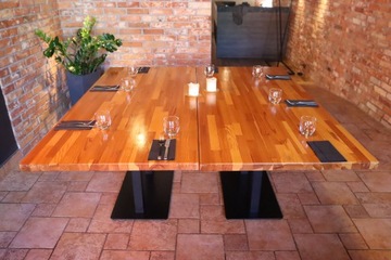 Стол для помещения, точки общественного питания, МАССИВ ДУБА