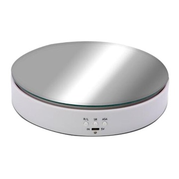 Elektryczny obrotowy stojak wystawowy Lustro Gramofon Uchwyt Biżuteria